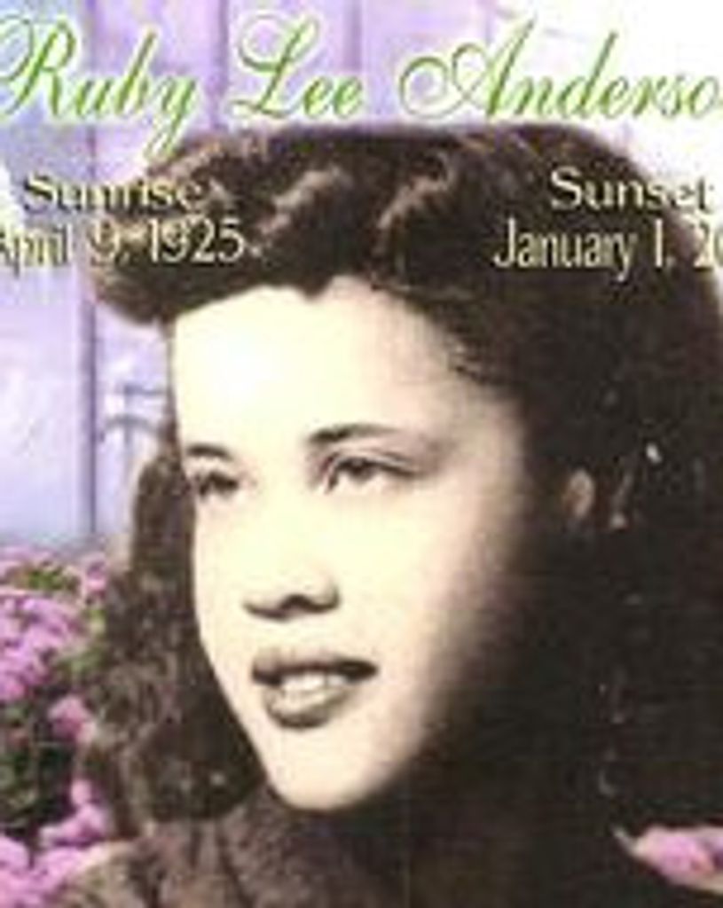 Ruby Lee Anderson Profile Photo
