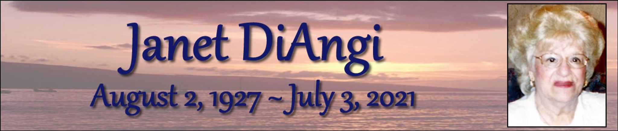 Cover photo for Janet Diangi's Obituary