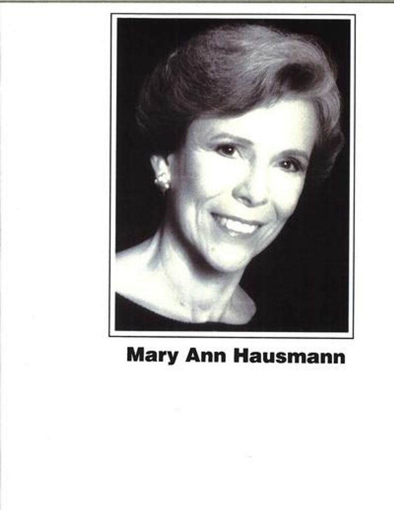 Mary Ann Hausmann