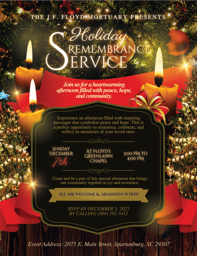 Greenlawn Holiday Remembrance Service 2025
