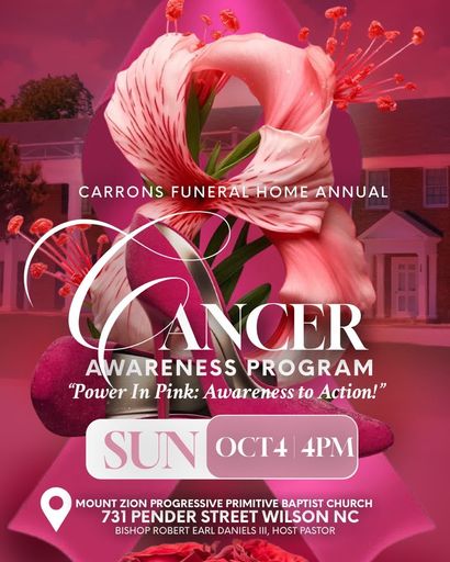 Carrons Funeral Home Annual Cancer Awareness Program's obituary image
