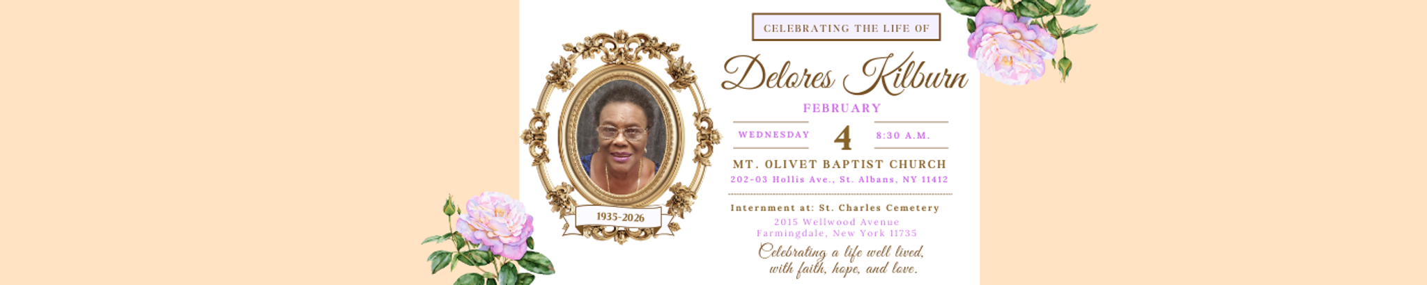 Cover for Delores L. Kilburn's Obituary