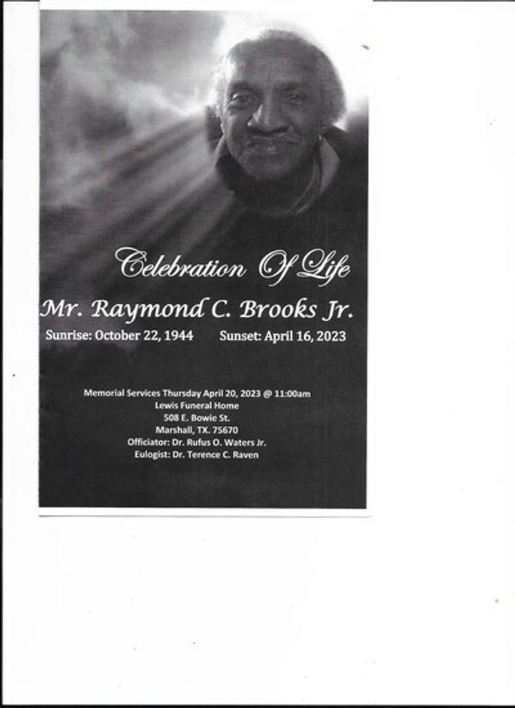 Raymond Charles Brooks, Jr. Profile Photo