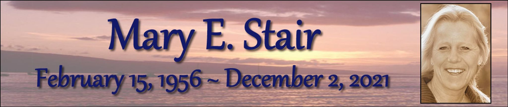 Cover photo for Mary Stair's Obituary