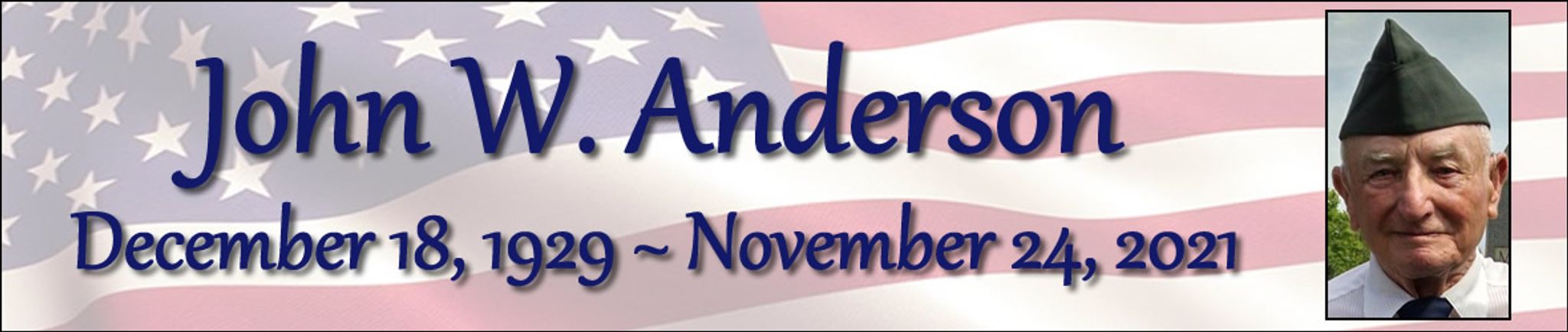 Cover photo for John Anderson's Obituary