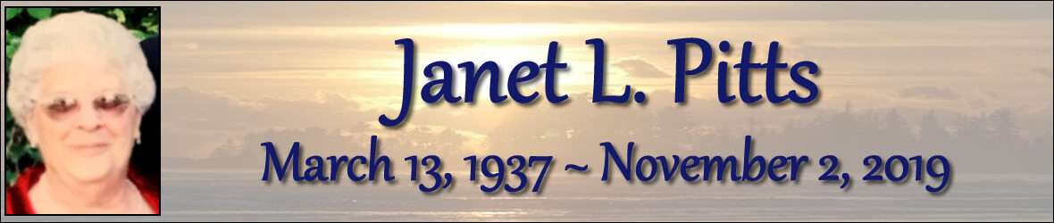 Cover photo for Janet Pitts's Obituary