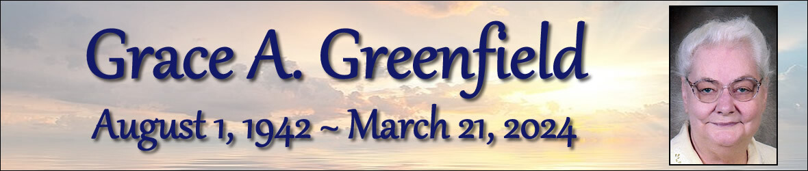 Cover photo for Grace Greenfield's Obituary