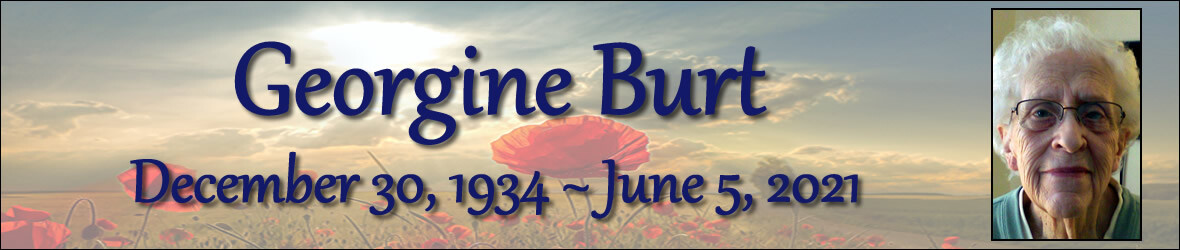 Cover photo for Georgine Burt's Obituary