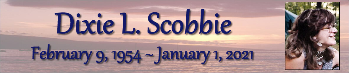 Cover photo for Dixie Scobbie's Obituary