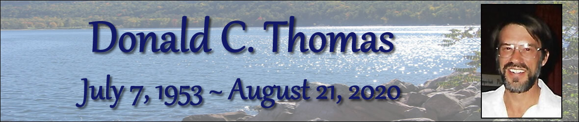 Cover photo for Donald Thomas's Obituary