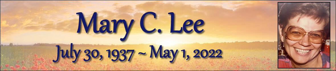 Cover photo for Mary Lee's Obituary