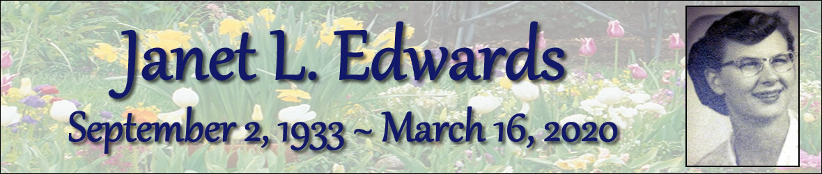 Cover photo for Janet Edwards's Obituary