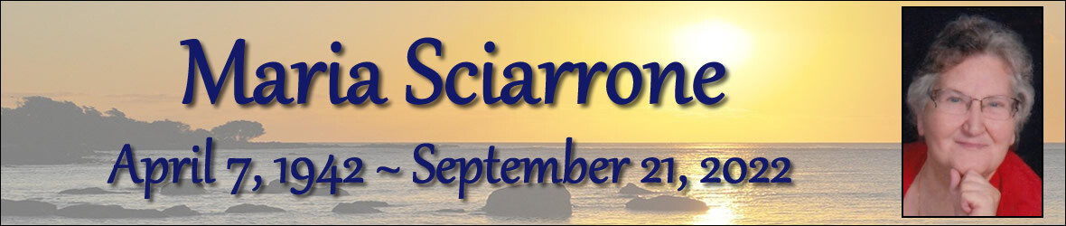 Cover photo for Maria Sciarrone's Obituary