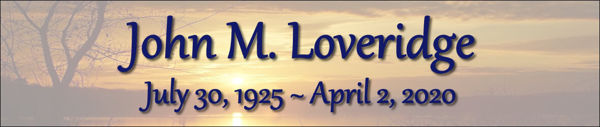 Cover photo for John Loveridge's Obituary