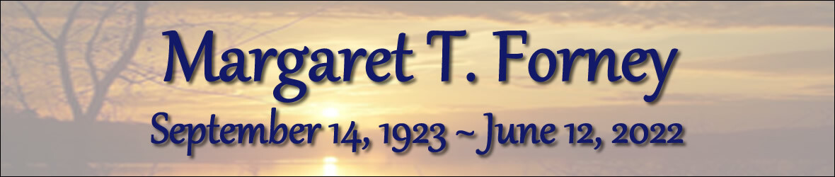 Cover photo for Margaret Forney's Obituary