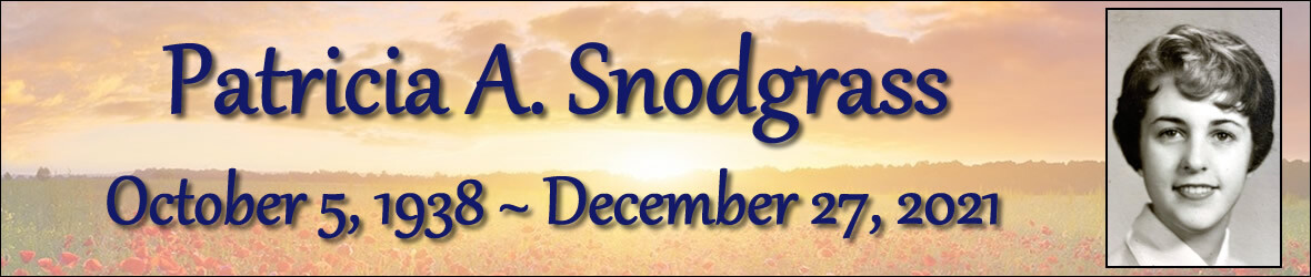 Cover photo for Patricia Snodgrass's Obituary