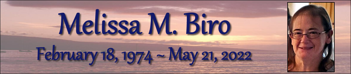 Cover photo for Melissa Biro's Obituary