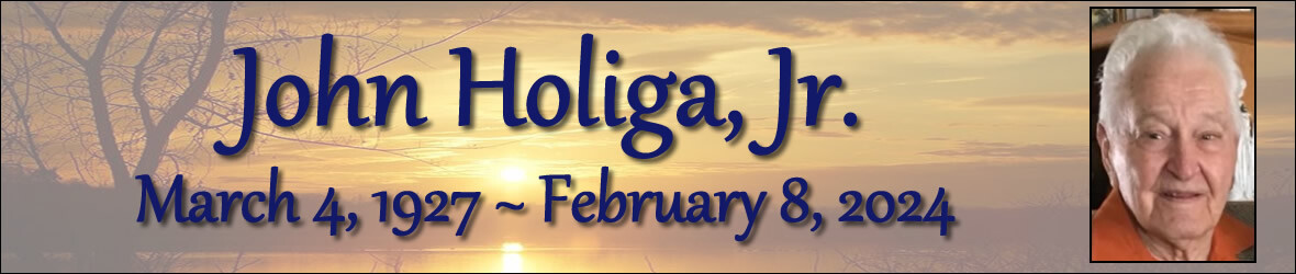 Cover photo for John Holiga's Obituary