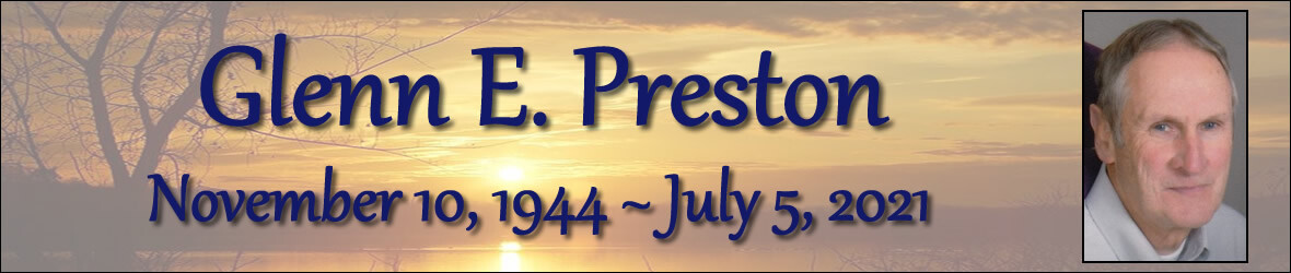 Cover photo for Glenn Preston's Obituary