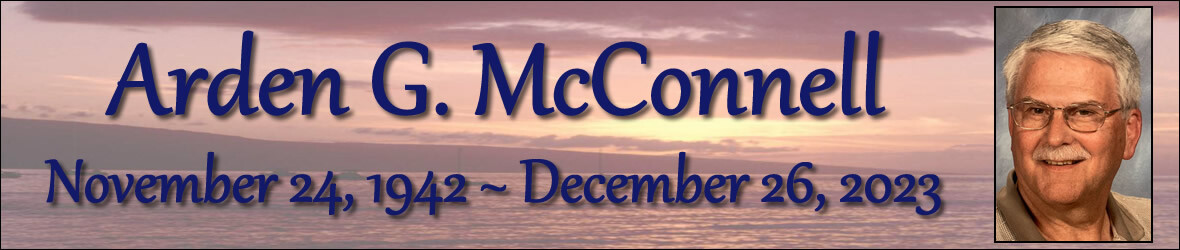 Cover photo for Arden Mcconnell's Obituary