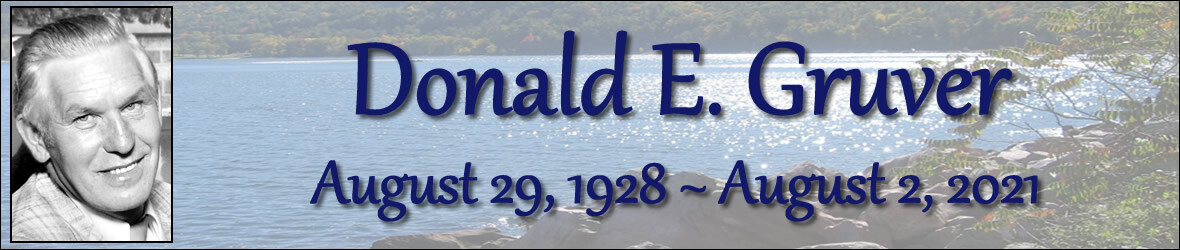 Cover photo for Donald Gruver's Obituary