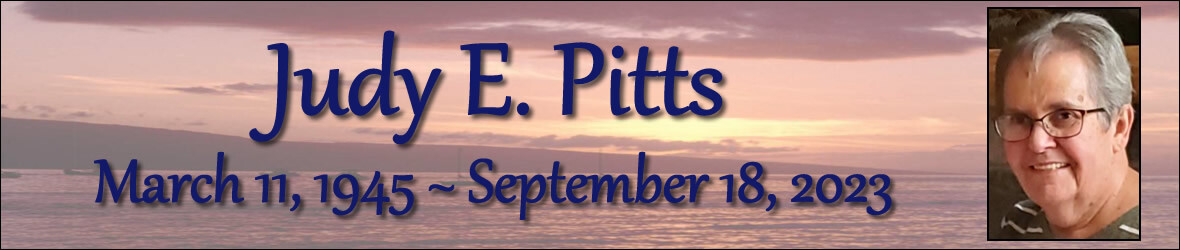 Cover photo for Judy Pitts's Obituary