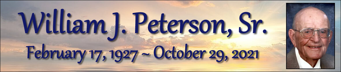 Cover photo for William Peterson's Obituary