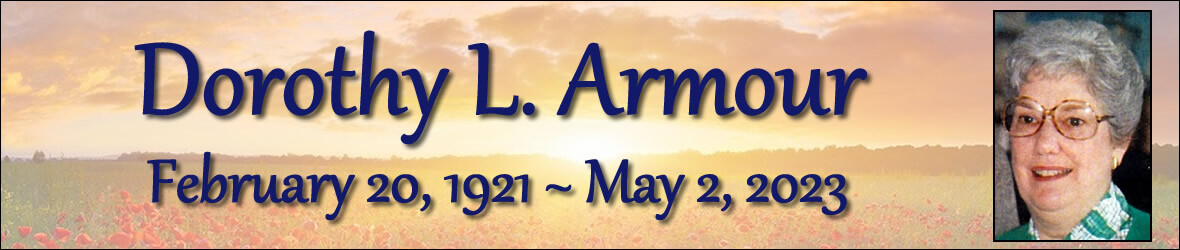 Cover photo for Dorothy Armour's Obituary