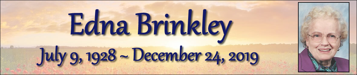 Cover photo for Edna Brinkley's Obituary