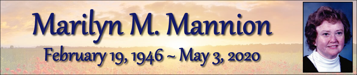 Cover photo for Marilyn Mannion's Obituary