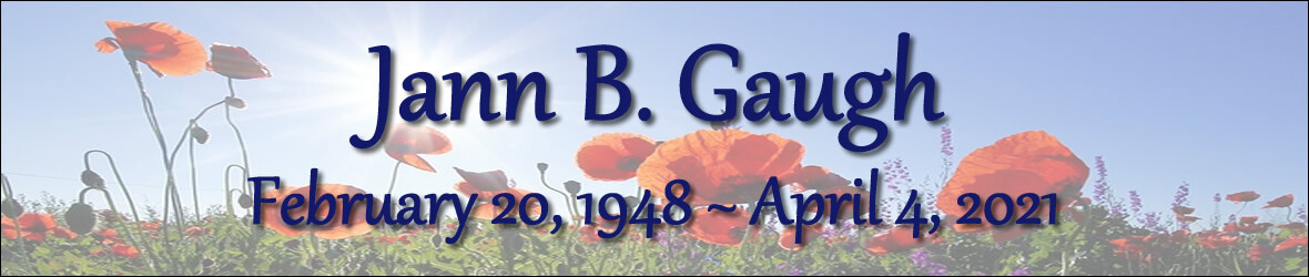 Cover photo for Jann Gaugh's Obituary