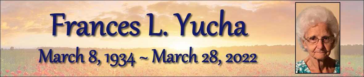 Cover photo for Frances Yucha's Obituary