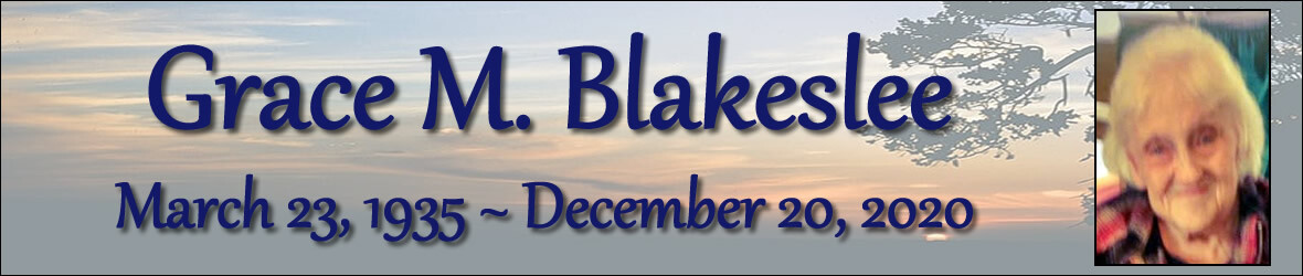 Cover photo for Grace Blakeslee's Obituary