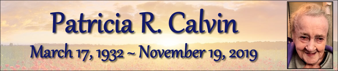 Cover photo for Patricia Calvin's Obituary