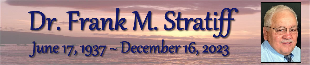 Cover photo for Frank Stratiff's Obituary