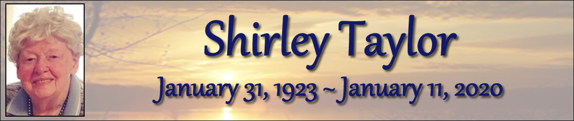 Cover photo for Shirley Taylor's Obituary