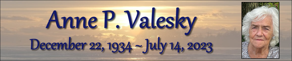 Cover photo for Anne Valesky's Obituary