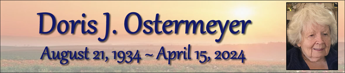 Cover photo for Doris Ostermeyer's Obituary