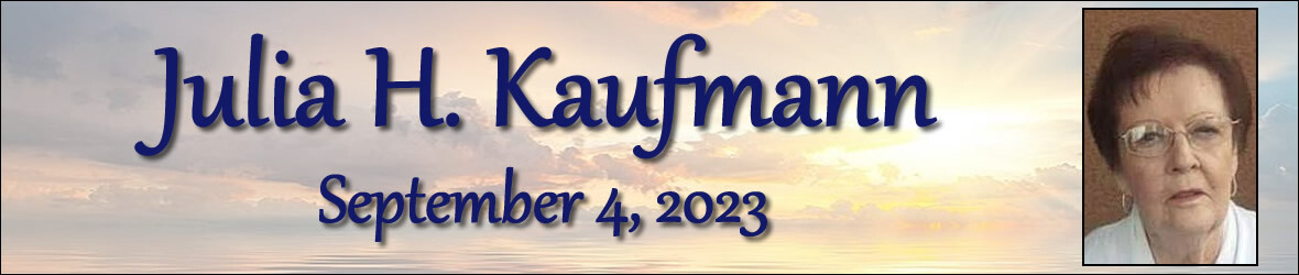 Cover photo for Julia Kaufmann's Obituary