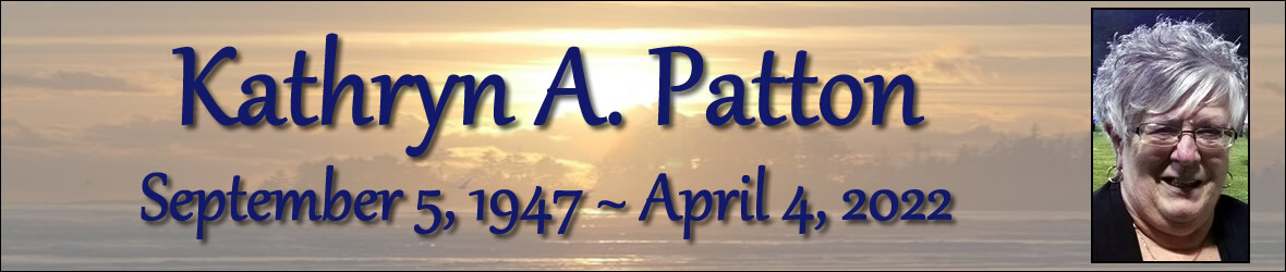 Cover photo for Kathryn Patton's Obituary