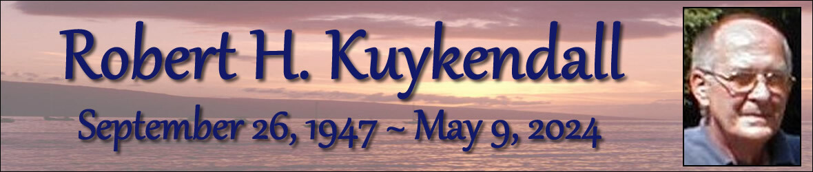 Cover photo for Robert Kuykendall's Obituary