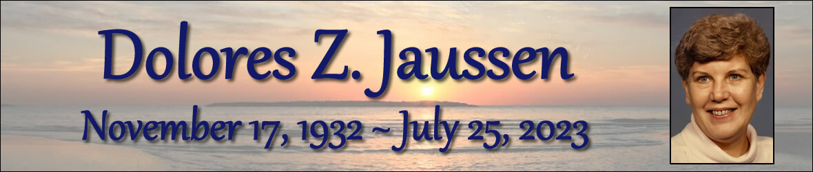 Cover photo for Dolores Jaussen's Obituary