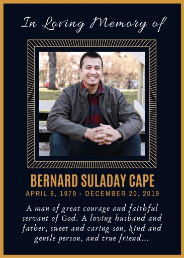 Bernard Suladay Cape Profile Photo