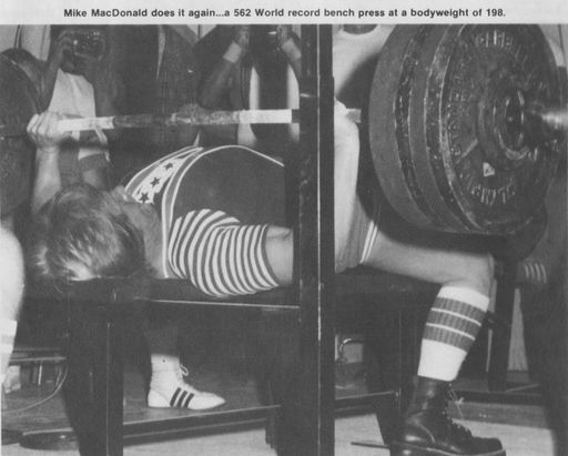 Mike macdonald discount bench press routine