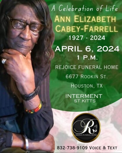 Ann Elizabeth Farrell's obituary image