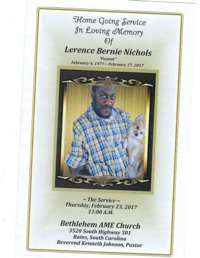 Lerence Bernie Nichols Profile Photo