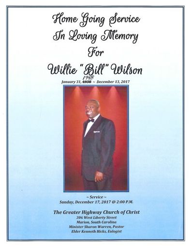 Willie Bill Wilson