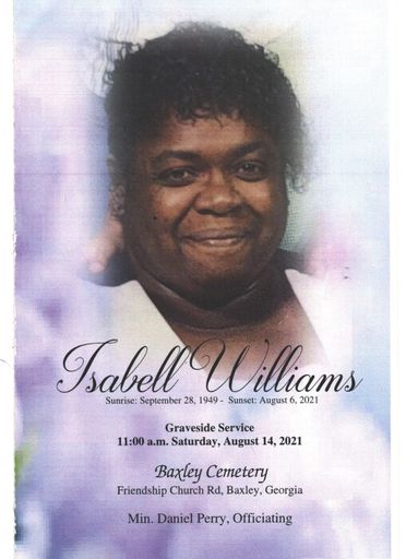 Isabell (Perry)  Williams Profile Photo