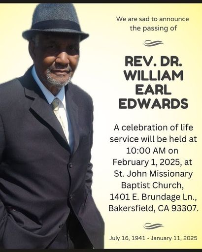 Reverend Doctor William Earl Edwards