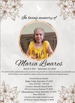 Maria Linares's obituary image